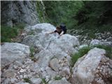 Kamniška bistrica-Korošica-Planjava-Kamniško sedlo Plezanje Skoka